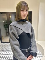 ニール シトロン 名古屋 伏見 丸の内(NEELU citron) 【NEELU_tomoya】1ブリーチで作るデザインカラー