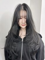 ピープスアンドスー 表参道 渋谷(Peeps&Suu.) アッシュグレージュ顔周り小顔レイヤー髪質改善透明感カラー