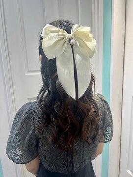 マティーナ ヘアー 池袋(Matina hair) 【ふわふわハーフアップ】20代30代40代50代