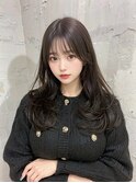 ロングレイヤースタイル×アッシュ系ブラックカラー×BYKARTE TR
