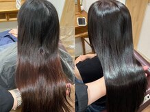 トムヘアーデザイン 香里園店(TOM HAIR DESIGN)の雰囲気（【髪質改善】縮毛矯正、水素トリートメントで今まで一番の艶髪へ）