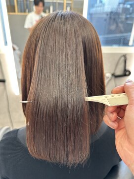 フリーラ 横浜(freera) 髪質改善サラサラプレミアムストレート大人ガーリー韓国ボブ横浜