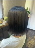 色落ちが楽しめるネイビーカラー