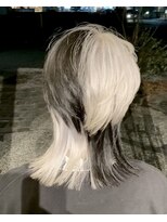 ルプラ ガーデン(le-pla garden)&nbsp;ウルフ#レイヤーカット#ホワイトブラック#切りっぱなし#豊橋