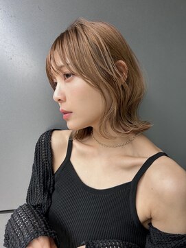 トルネード(TORNADO) 外ハネボブ くびれボブ 韓国ボブ 透明感カラー ロブ  S111