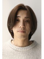 ヘアカロン 熊本本店(Hair CALON)&nbsp;メンズボブブラウンカラーメンズミディアム熊本下通