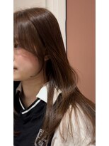 ボヌール オオサカ(Bonheur OSAKA) 【大阪梅田】お顔周りカットとベージュカラー