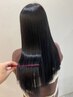 縮毛矯正+カット+髪質改善トリートメント　22000円