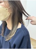 イヤリングカラー×王道ベージュ