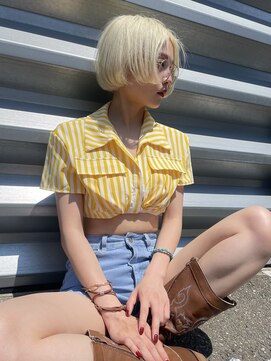 エアー 久留米(AIR) ハイトーン:ショートボブ/ワンカールボブ