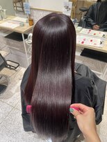 ゼストソエル(ZEST soell)&nbsp;ワインレッド/髪質改善カラー/立川