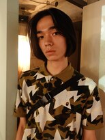 ノラジャーニー(NORA Journey)&nbsp;メンズボブウルフメンズミディアムレイヤーカットメンズウルフ