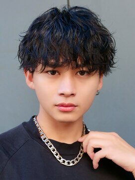 エルマーク 堺東(L-MARK) 波巻きスパイラル/men's/ツイストスパイラル/メンズパーマ/学割