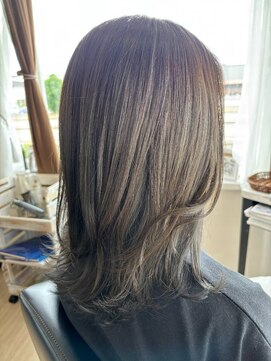 コアフィールフィス(COIFFURE fils) アッシュブラウン 髪質改善トリートメント インナーカラー