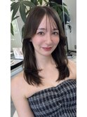 20代30代◎韓国風くびれヘア×透明感グレージュ