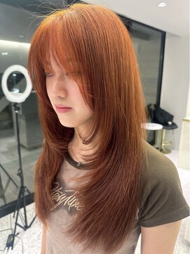 ラヴィ(Lavie) ハイライトカラーミルクティーベージュレイヤーカット