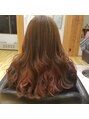アグ ヘアー ハグ 札幌白石店(Agu hair hug) 立体感と透明感のデザインカラー☆