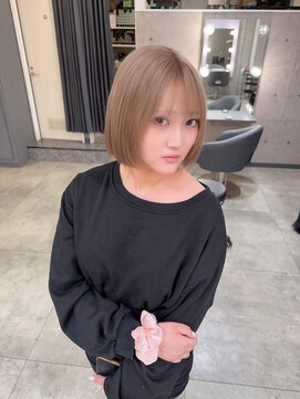 ノエ 心斎橋(Noe) 【Noe心斎橋YUTO】ブリーチ1回ミルクティーベージュ/南船場