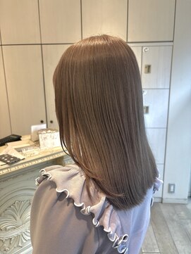 シエル バイ ケンジ 登戸 生田(CIEL by KENJE) 【ブリーチ1回~】ミルクティーカラー