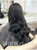 パーマ/パーマスタイル/コテ巻き風パーマ/レイヤーカット