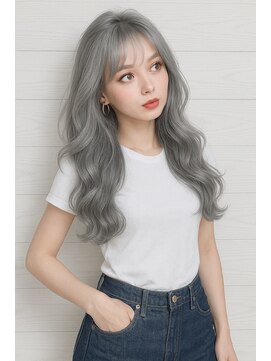 リリノ 豊中曽根店(Lirino.Co) 1度はやってみたいシルバーカラー※ブリーチ2～3回必須