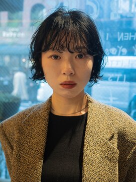 大人ショート大人ボブパーマ小顔ショートショートボブ表参道