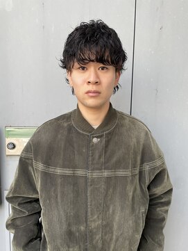 メンズ／メンズパーマ／マレット／マレットパーマ/無造作