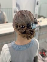 ヘアセットサロン ミント(Hair set salon MINT)&nbsp;お花アップスタイル