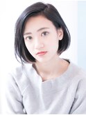[shiomi H]大人可愛いかきあげバング×耳かけボブ