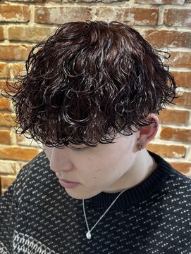 ボンドストーリールミエール(Bond Story lumiere) 波巻きすスパイラルパーマ波巻きスパイラルシャドウパーマ