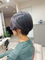 レイネ 人形町(Rayne')&nbsp;ダークパープル/ナチュラルショート/夏のヘアアレンジ/人形町