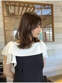 くびれヘア/レイヤーカット/くすみベージュ/ブラウンベージュ