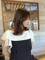 エンノア 池袋(ENNOA)&nbsp;くびれヘア/レイヤーカット/くすみベージュ/ブラウンベージュ