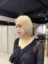 ハンナ 札幌(HANNAH) ホワイトベージュ × ボブ