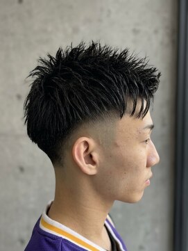 エクラート メン 仙台(ECLART men.) 仙台 スパイキーショート スキンフェード テーパーフェード