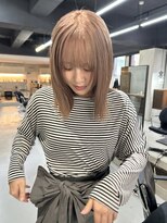 カイコヘアーアンドアートスタジオ(kaiko hair&art studio)&nbsp;ブリーチ/まろやかベージュ/髪質改善/透明感カラー