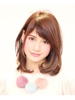 スタジオエムズ 稲毛海岸店(Studio M’s) かわいい！アシメバング　ナチュラルミディ