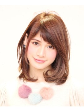 スタジオエムズ 稲毛海岸店(Studio M’s) かわいい!アシメバング ナチュラルミディ