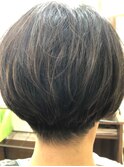 ショートヘアー&ローライトハイライト