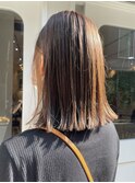 ぱつっとボブ