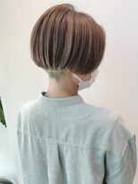 大人ショートヘア/刈り上げショートボブ/ハンサムショート