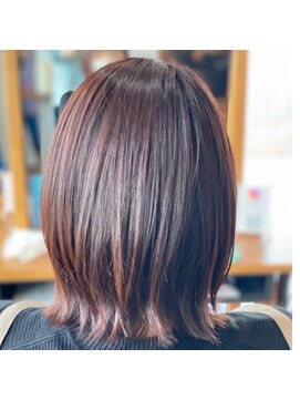 ヘアブロス(hair BROS) 肩はねくびれボブstyle☆