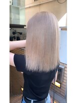 ラフ 難波店(LAFF)&nbsp;#黒髪#ボブルフ#ネビージュ#小顔#ワンレン