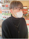 《RIP SOUL》ハイトーン ミルクティーベージュ マッシュショート