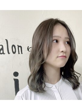 ヘアサロン レリー(hair salon relie) マットグレー
