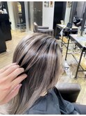 バレイヤージュ &nbsp;ハイライト &nbsp;デザインカラー