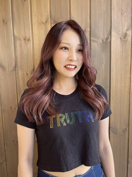 ビビバイベル(BiVi by BHEL) グレージュミルクティーベージュカラー韓国レイヤーカット桑名