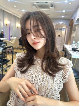 ロンド ルージュ 銀座店(Lond rouge) ハイレイヤーレイヤーカットくびれヘア韓国ヘアシースルーバング