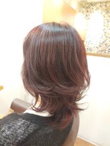 ヘアー グリーン(hair green)&nbsp;30代40代50代/おしゃれ女子ウルフヘア/ウルフレイヤー