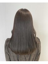 ユーフォリア 青山(Euphoria)&nbsp;髪質改善ストレート艶感グレージュ透明感カラー/担当yuki